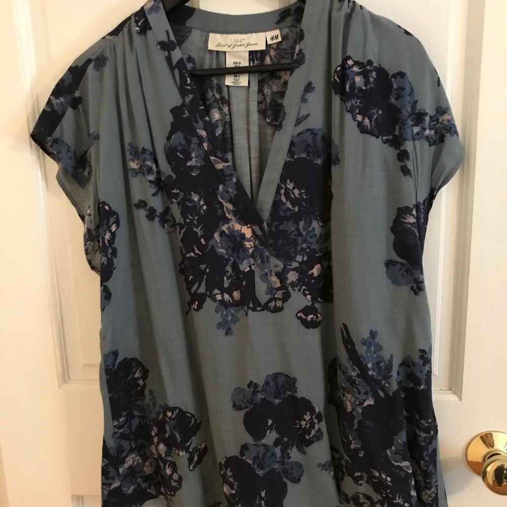 H&M Short Sleeve Floral Top